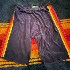 AV Striped Sweatshorts